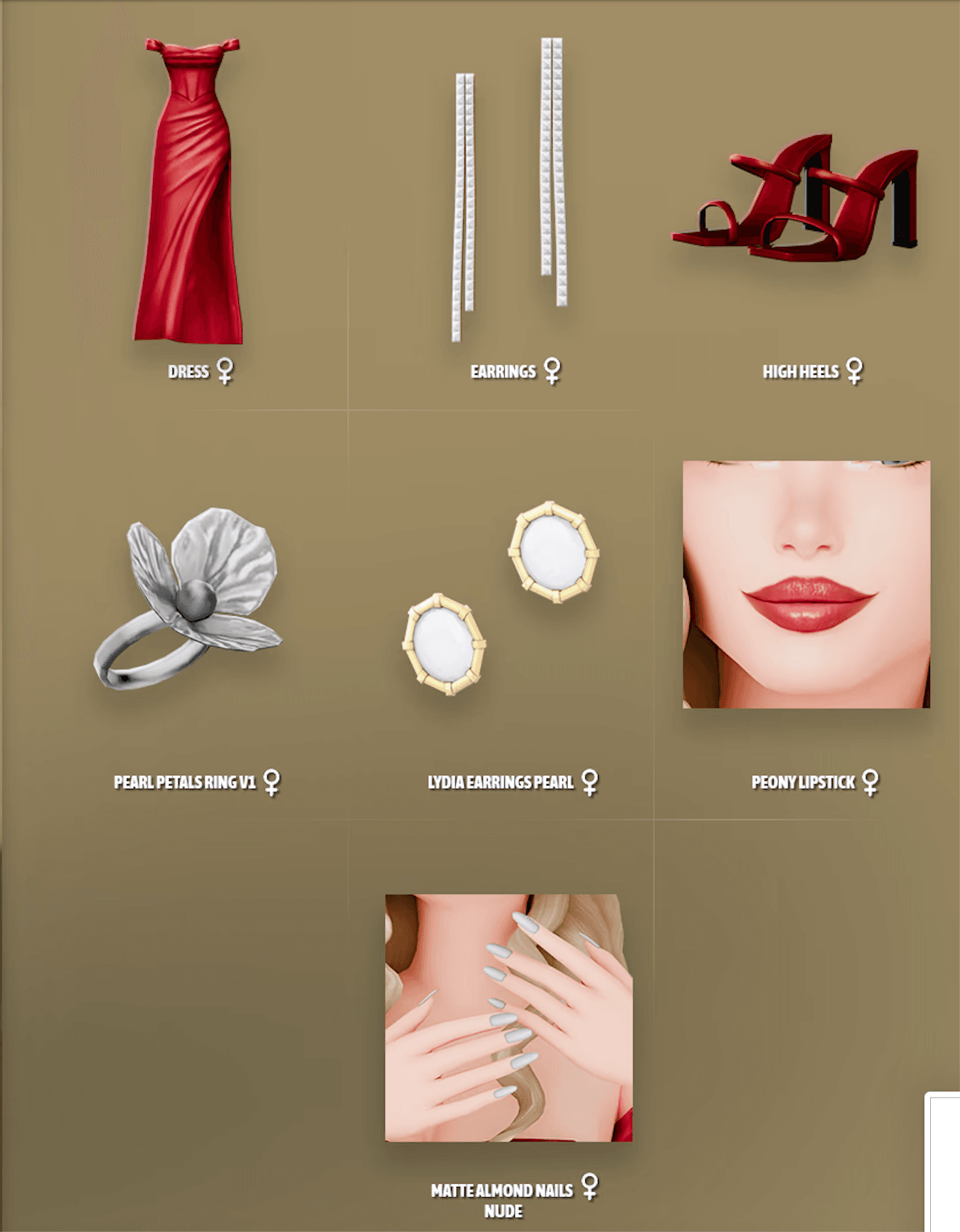 Галерея мода Набор для вечернего образа Alisha Set #1